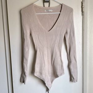 Abercrombie & Fitch Slim-fitting Long Sleeve Bodysuit size M